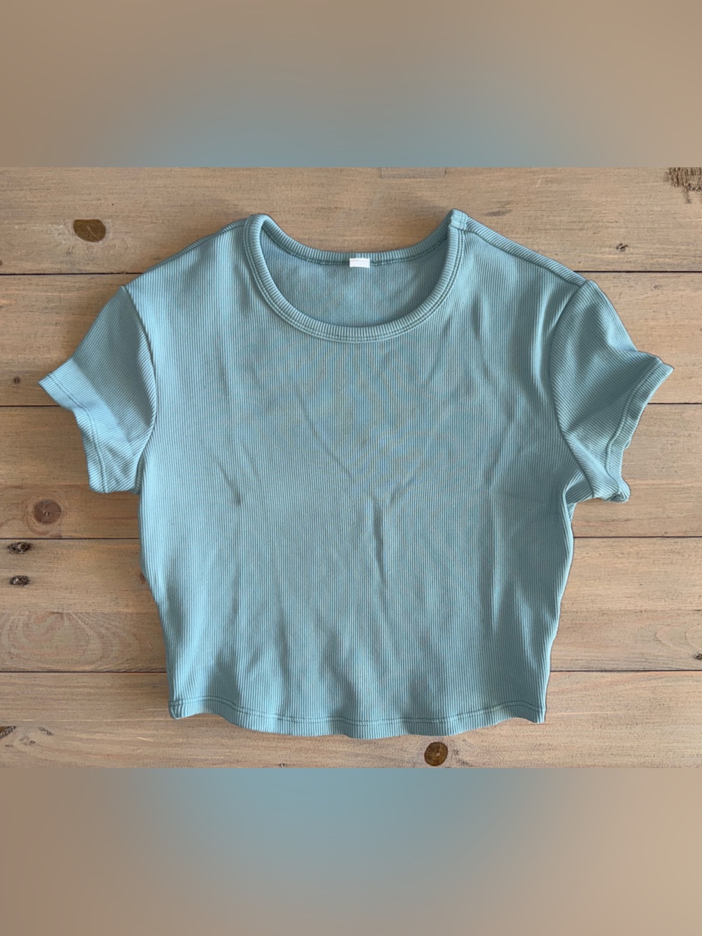 ALO Yoga Medium Ribbed T shirt in Sage